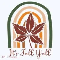 It's Fall Y'all Nature Rainbow Tumbler thumb 3