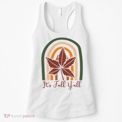 It's Fall Y'all Nature Rainbow Women's Tank Top