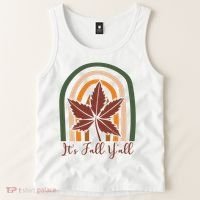 It's Fall Y'all Nature Rainbow Tank Top thumb 2