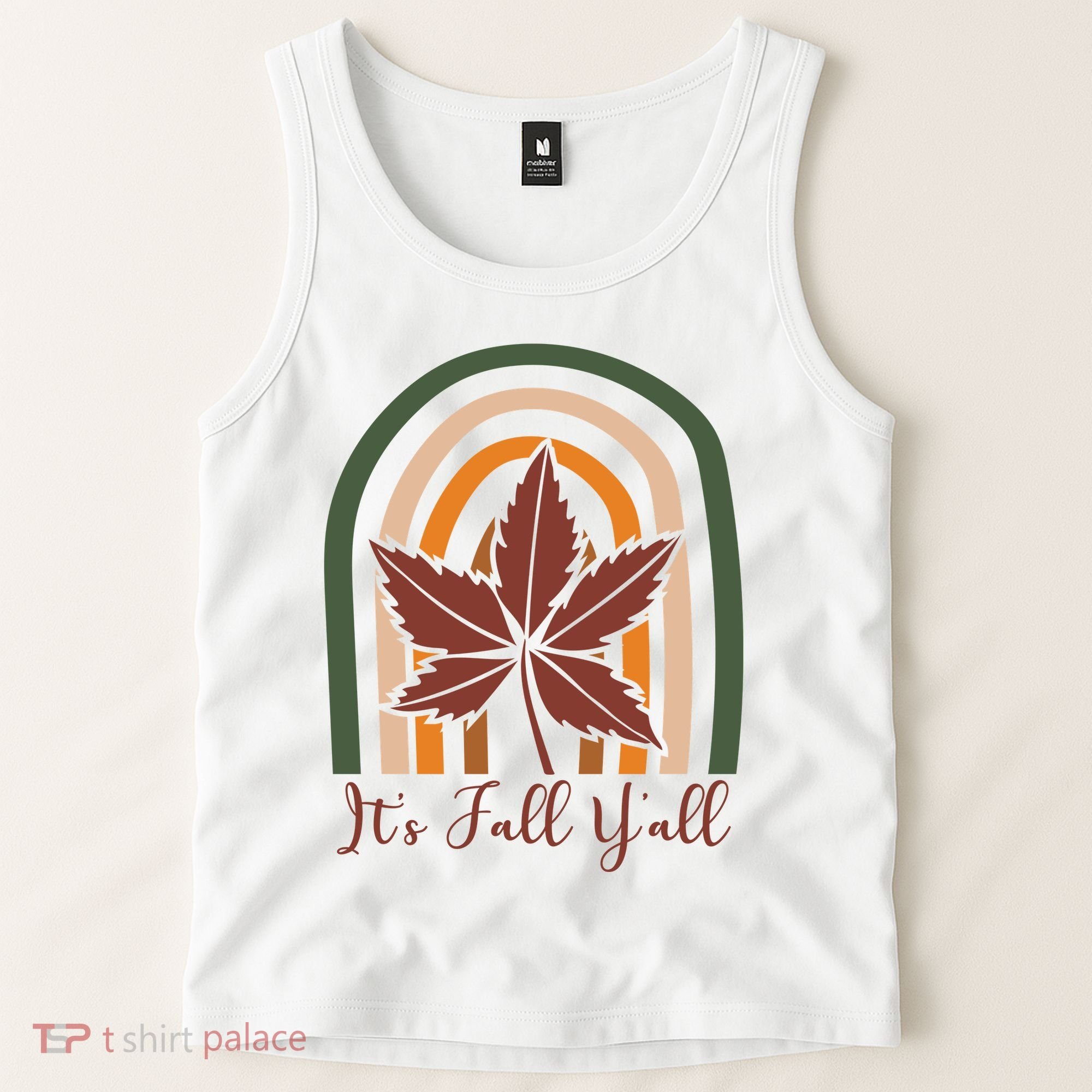 It's Fall Y'all Nature Rainbow Tank Top