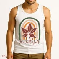It's Fall Y'all Nature Rainbow Tank Top thumb 3