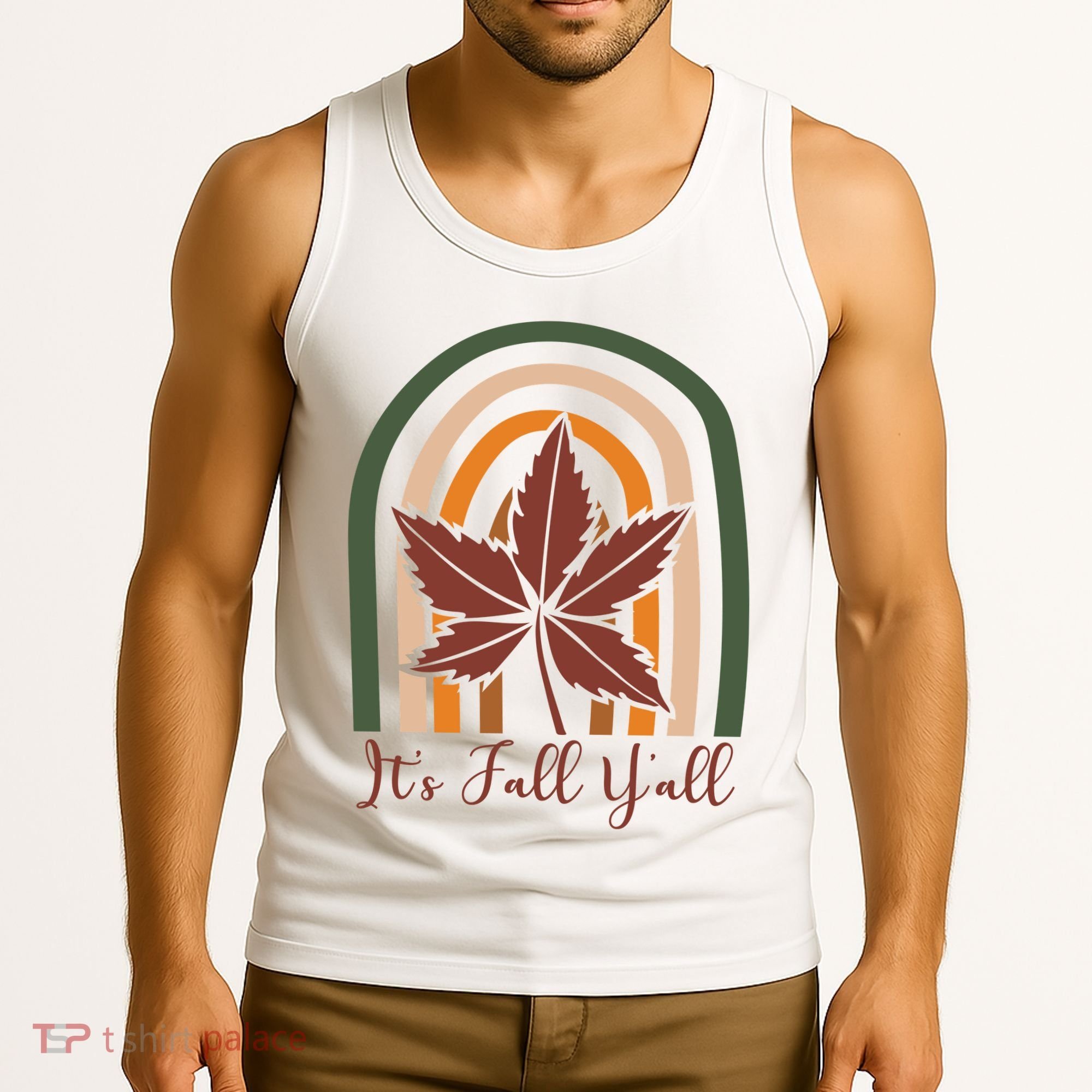 It's Fall Y'all Nature Rainbow Tank Top