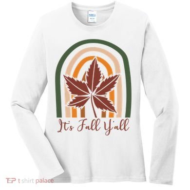 It's Fall Y'all Nature Rainbow Women's Long Sleeve Shirt