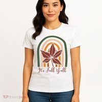 It's Fall Y'all Nature Rainbow Women's T-Shirt thumb 4