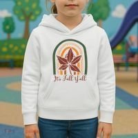 It's Fall Y'all Nature Rainbow Kids Hoodie thumb 3