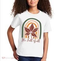 It's Fall Y'all Nature Rainbow Kids T-Shirt thumb 2