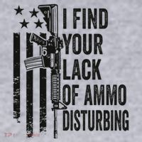 I Find Your Lack Of Ammo Disturbing Women's Sweatshirt thumb 2