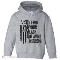 I Find Your Lack Of Ammo Disturbing Toddler Hoodie thumb 0