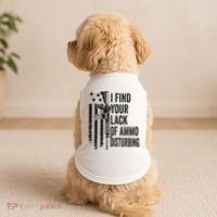 I Find Your Lack Of Ammo Disturbing Doggie Tank thumb 2