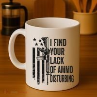 I Find Your Lack Of Ammo Disturbing Coffee Mug thumb 4