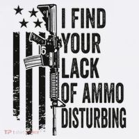 I Find Your Lack Of Ammo Disturbing Women's Hoodie thumb 2