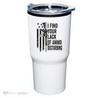 I Find Your Lack Of Ammo Disturbing Tumbler thumb 0