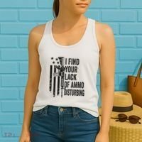 I Find Your Lack Of Ammo Disturbing Women's Tank Top thumb 2