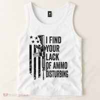 I Find Your Lack Of Ammo Disturbing Tank Top thumb 2