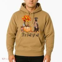 It's Fall Y'all Great Dane Dog Lovers Thanksgiving Halloween Hoodie thumb 2