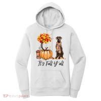 It's Fall Y'all Great Dane Dog Lovers Thanksgiving Halloween Women's Hoodie thumb 0