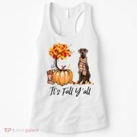 It's Fall Y'all Great Dane Dog Lovers Thanksgiving Halloween Women's Tank Top thumb 0