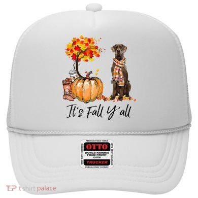 It's Fall Y'all Great Dane Dog Lovers Thanksgiving Halloween Hat