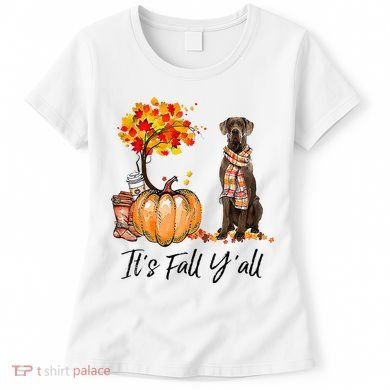 It's Fall Y'all Great Dane Dog Lovers Thanksgiving Halloween Women's T-Shirt