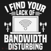 I Find Your Lack Of Bandwidth Disturbing. Network Admin Pajama Set thumb 2