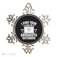 I Find Your Lack Of Bandwidth Disturbing. Network Admin Ornament thumb 0