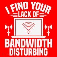 I Find Your Lack Of Bandwidth Disturbing. Network Admin Santa Hat thumb 1