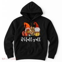 It's Fall Y'all Autumn Leaves Gnomes Fall Funny Hoodie thumb 0