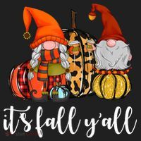 It's Fall Y'all Autumn Leaves Gnomes Fall Funny Tumbler thumb 3