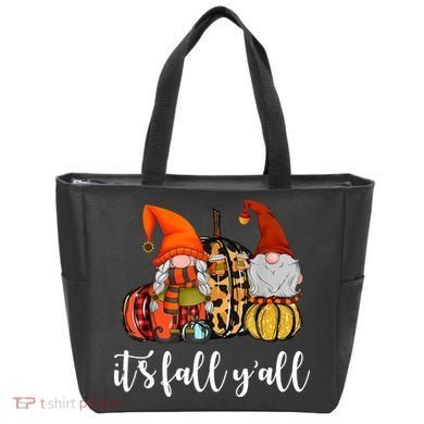 It's Fall Y'all Autumn Leaves Gnomes Fall Funny Tote Bag