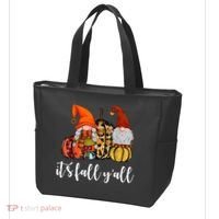 It's Fall Y'all Autumn Leaves Gnomes Fall Funny Tote Bag thumb 3