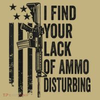 I Find Your Lack Of Ammo Disturbing Funny Gun Camo Guns Polo thumb 2