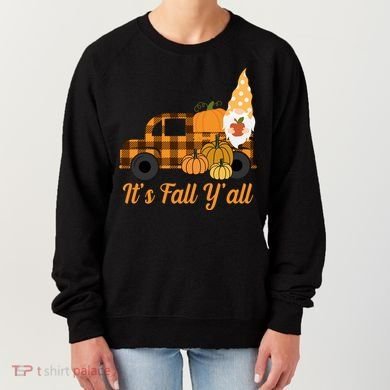It's Fall Y'all Pumpkin Gnome Women's Sweatshirt