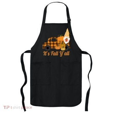 It's Fall Y'all Pumpkin Gnome Apron
