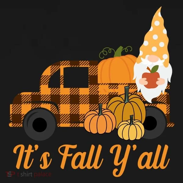 It's Fall Y'all Pumpkin Gnome Bucket Hat