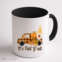 It's Fall Y'all Pumpkin Gnome Coffee Mug thumb 1