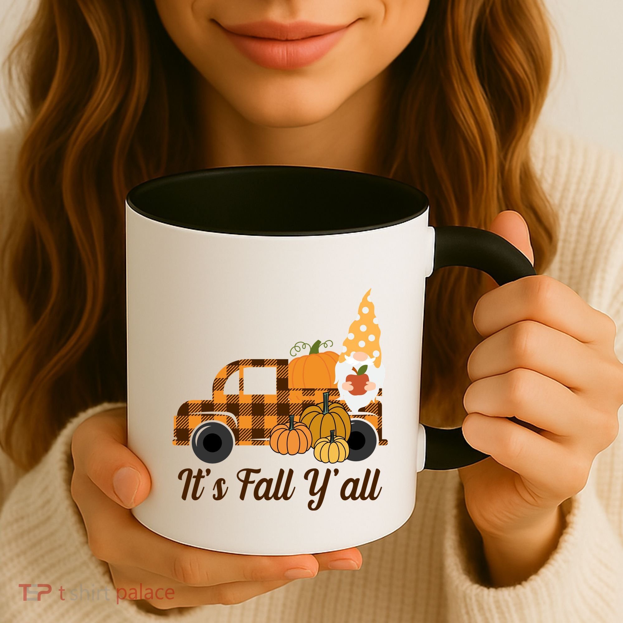 It's Fall Y'all Pumpkin Gnome Coffee Mug