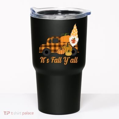 It's Fall Y'all Pumpkin Gnome Tumbler