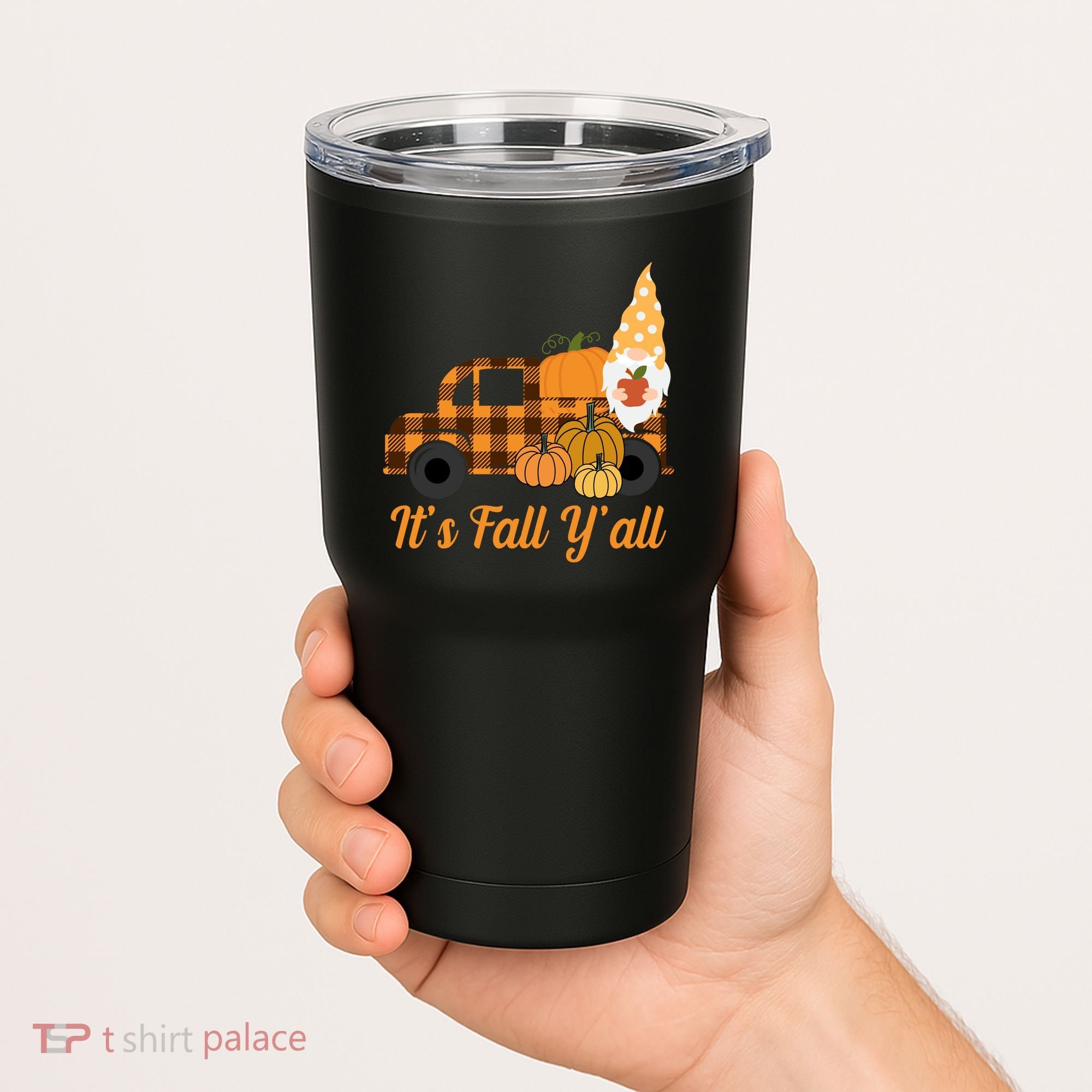 It's Fall Y'all Pumpkin Gnome Tumbler