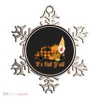 It's Fall Y'all Pumpkin Gnome Ornament thumb 0