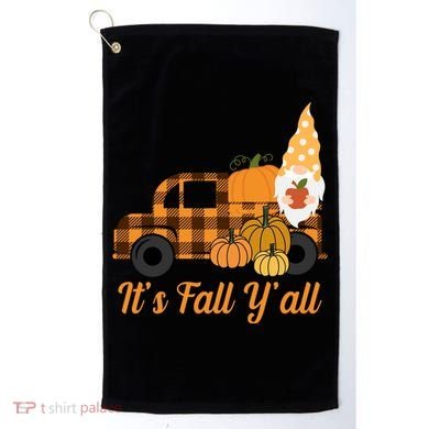It's Fall Y'all Pumpkin Gnome Golf Towel