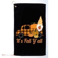 It's Fall Y'all Pumpkin Gnome Golf Towel thumb 0