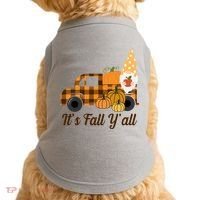 It's Fall Y'all Pumpkin Gnome Doggie Tank thumb 0