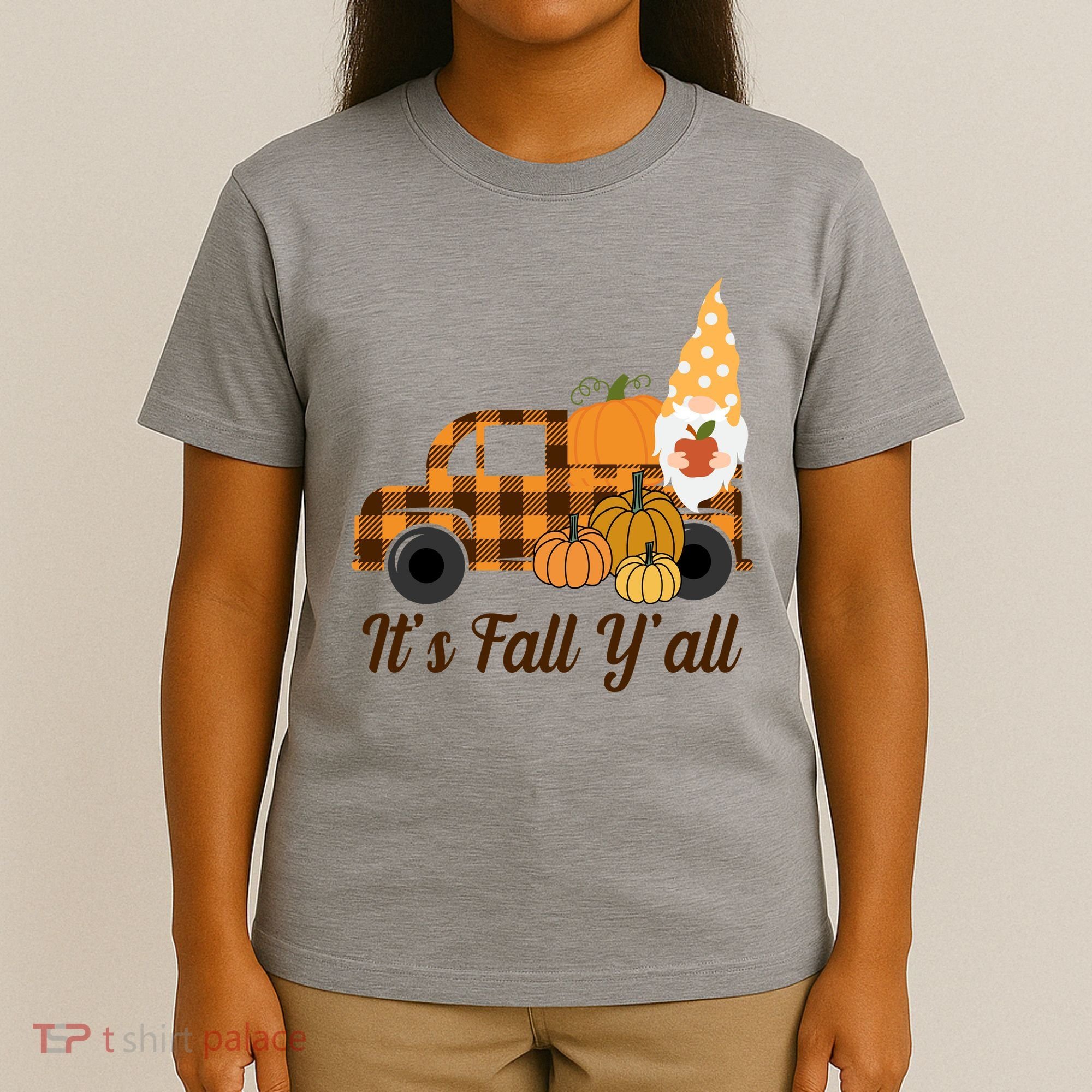 It's Fall Y'all Pumpkin Gnome T-Shirt