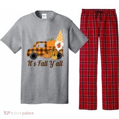 It's Fall Y'all Pumpkin Gnome Pajama Set
