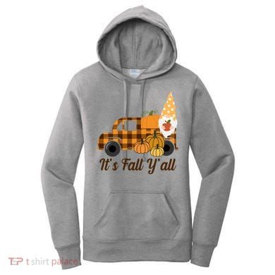 It's Fall Y'all Pumpkin Gnome Women's Hoodie