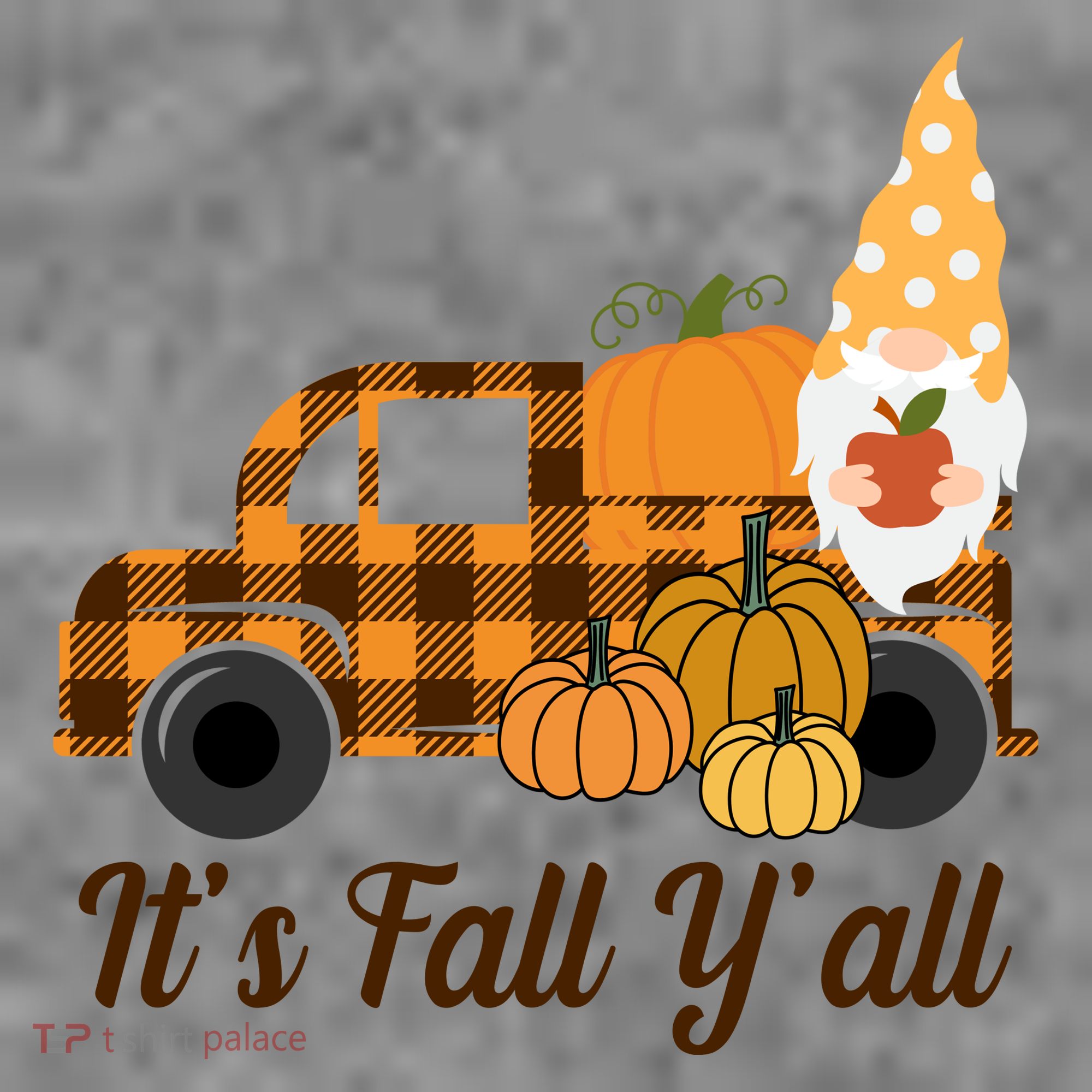 It's Fall Y'all Pumpkin Gnome Women's Hoodie