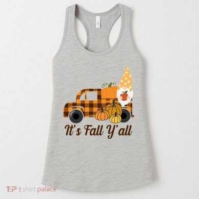 It's Fall Y'all Pumpkin Gnome Women's Tank Top