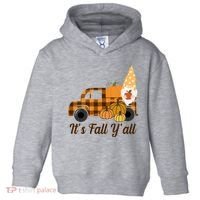 It's Fall Y'all Pumpkin Gnome Toddler Hoodie thumb 0