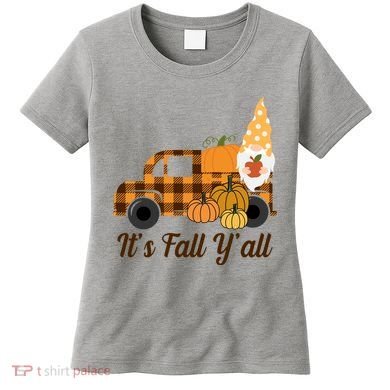 It's Fall Y'all Pumpkin Gnome Women's T-Shirt
