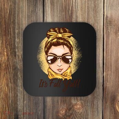 It's Fall Y'all Female Bun Coaster